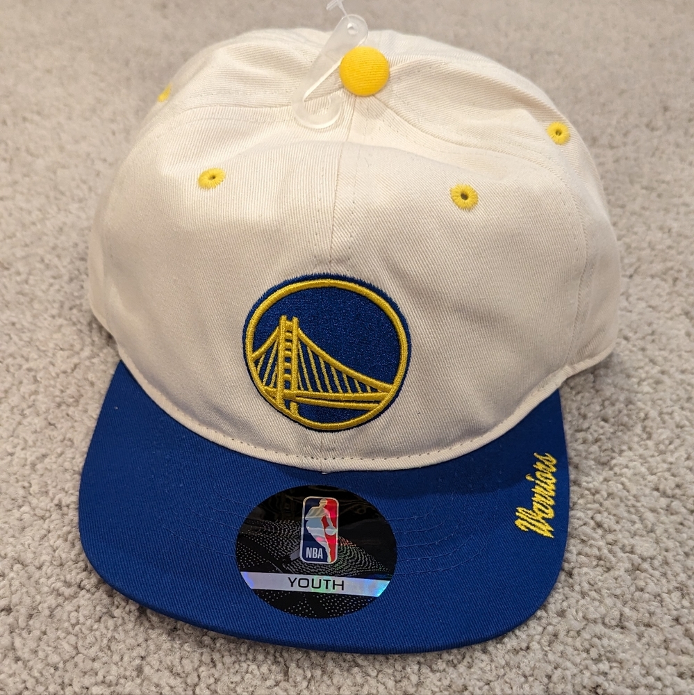 NWT NBA Golden State Warriors Youth Snapback Hat